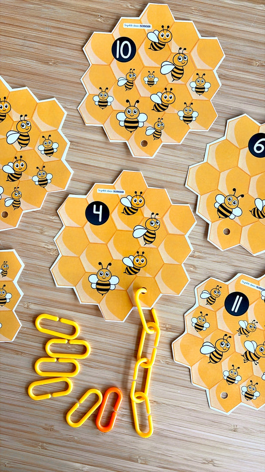 Enfile les chaines - Alvéoles abeilles