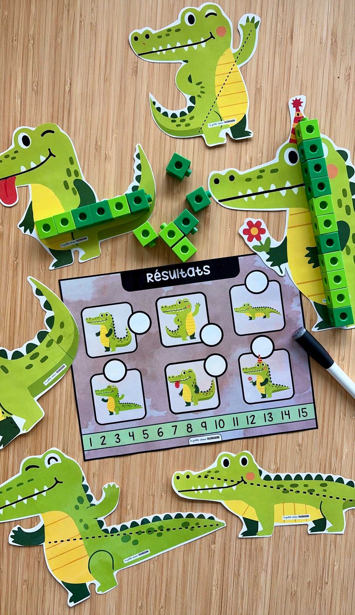 Ensemble 10 activités/ateliers - Crocodiles