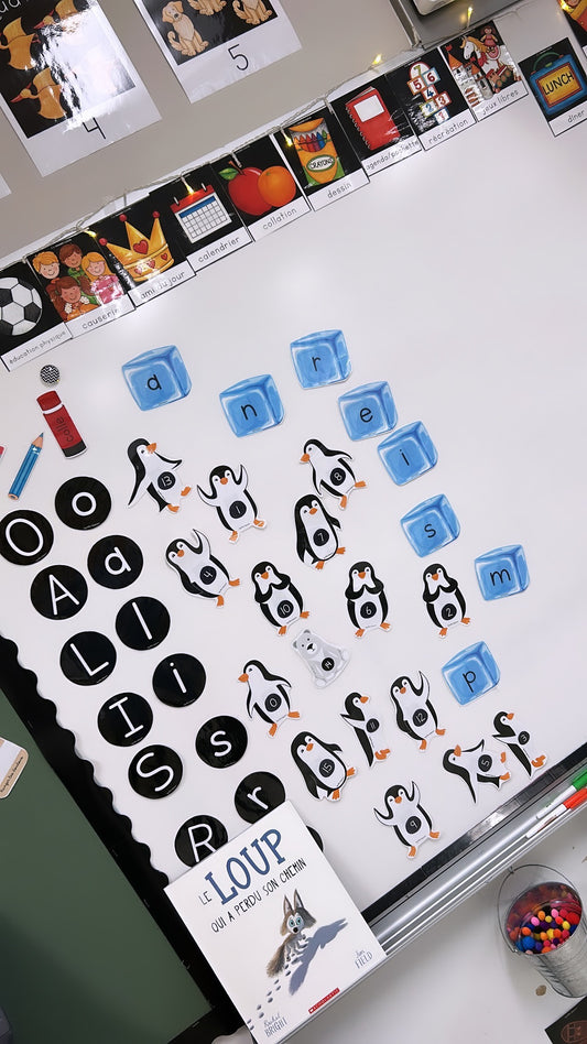 Lettres et sons glacés