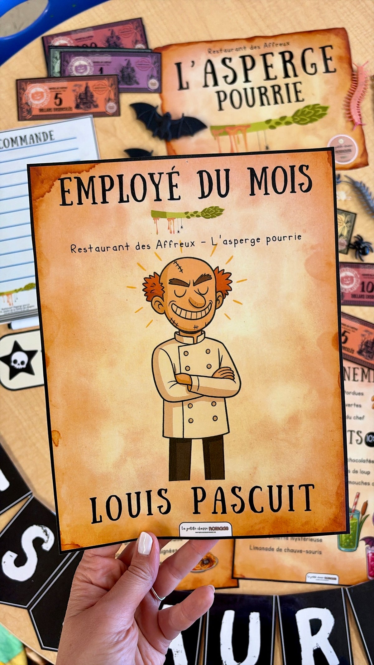 Restaurant des affreux - Coin symbolique Halloween