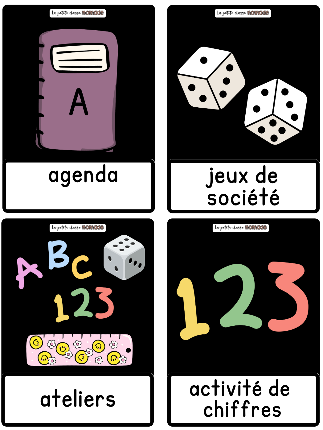 Menu du jour et Séquence individuelle