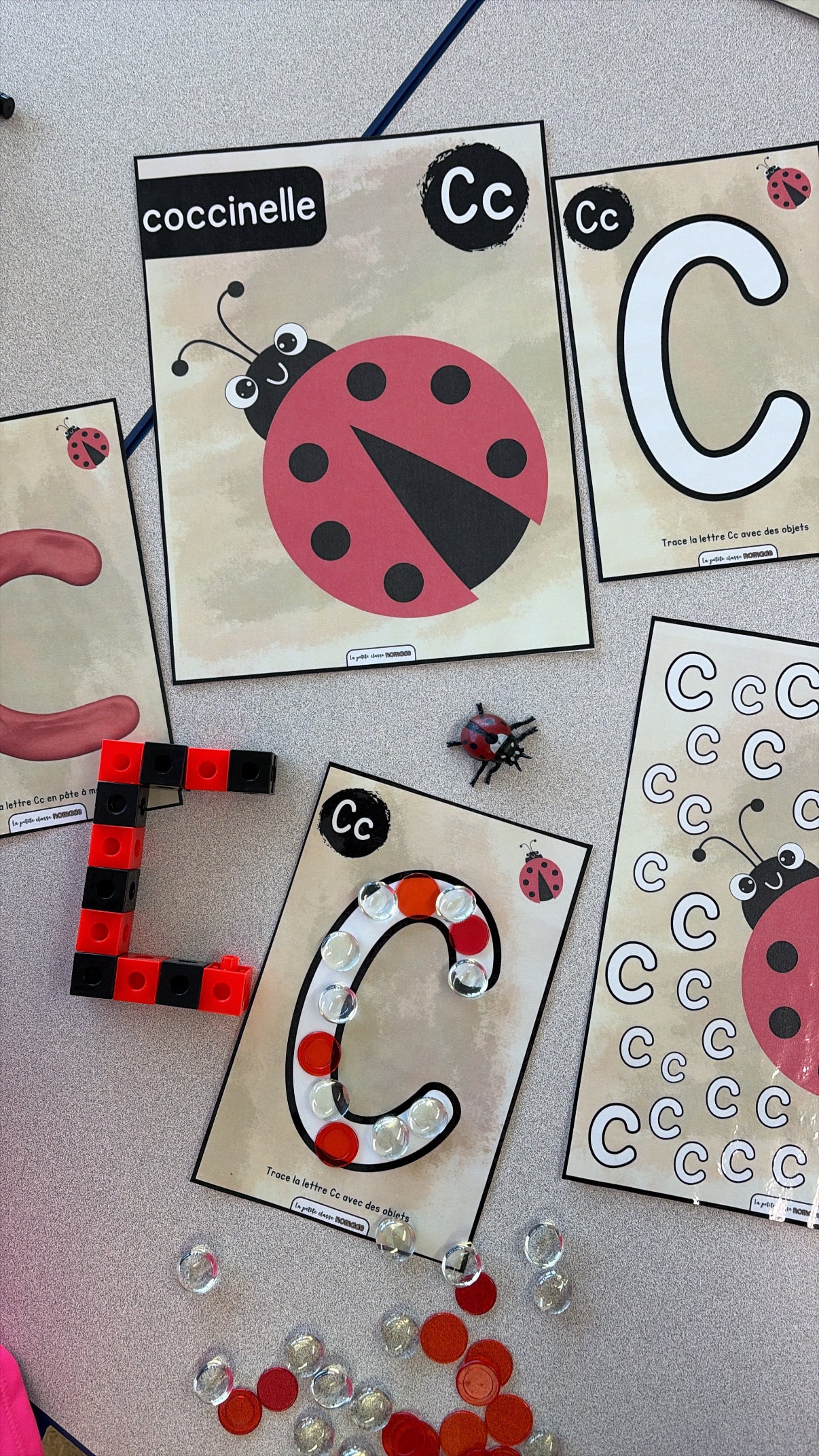 Lettre Cc - Coccinelle