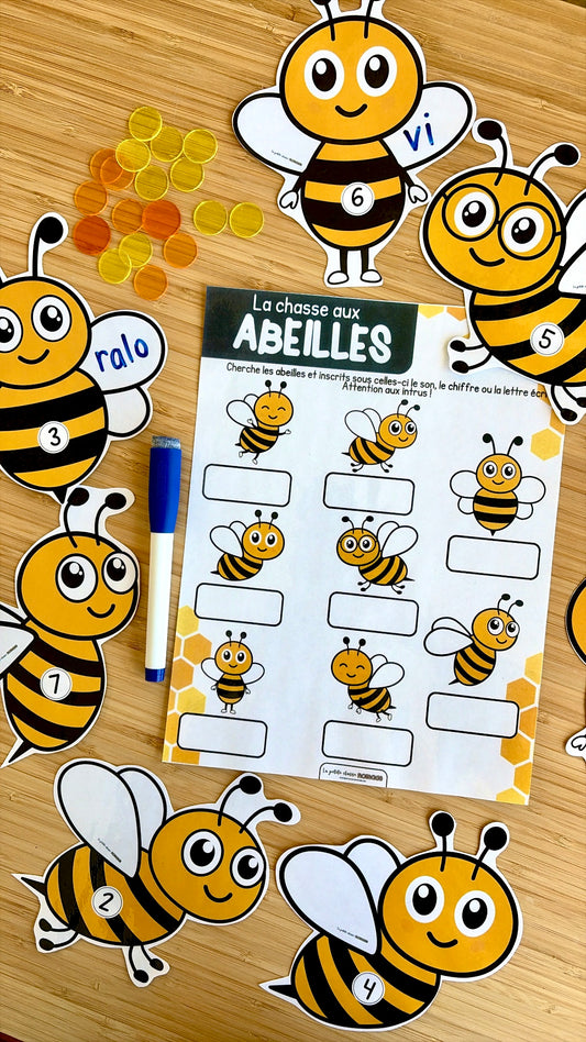 La chasse aux abeilles - Insectes et printemps
