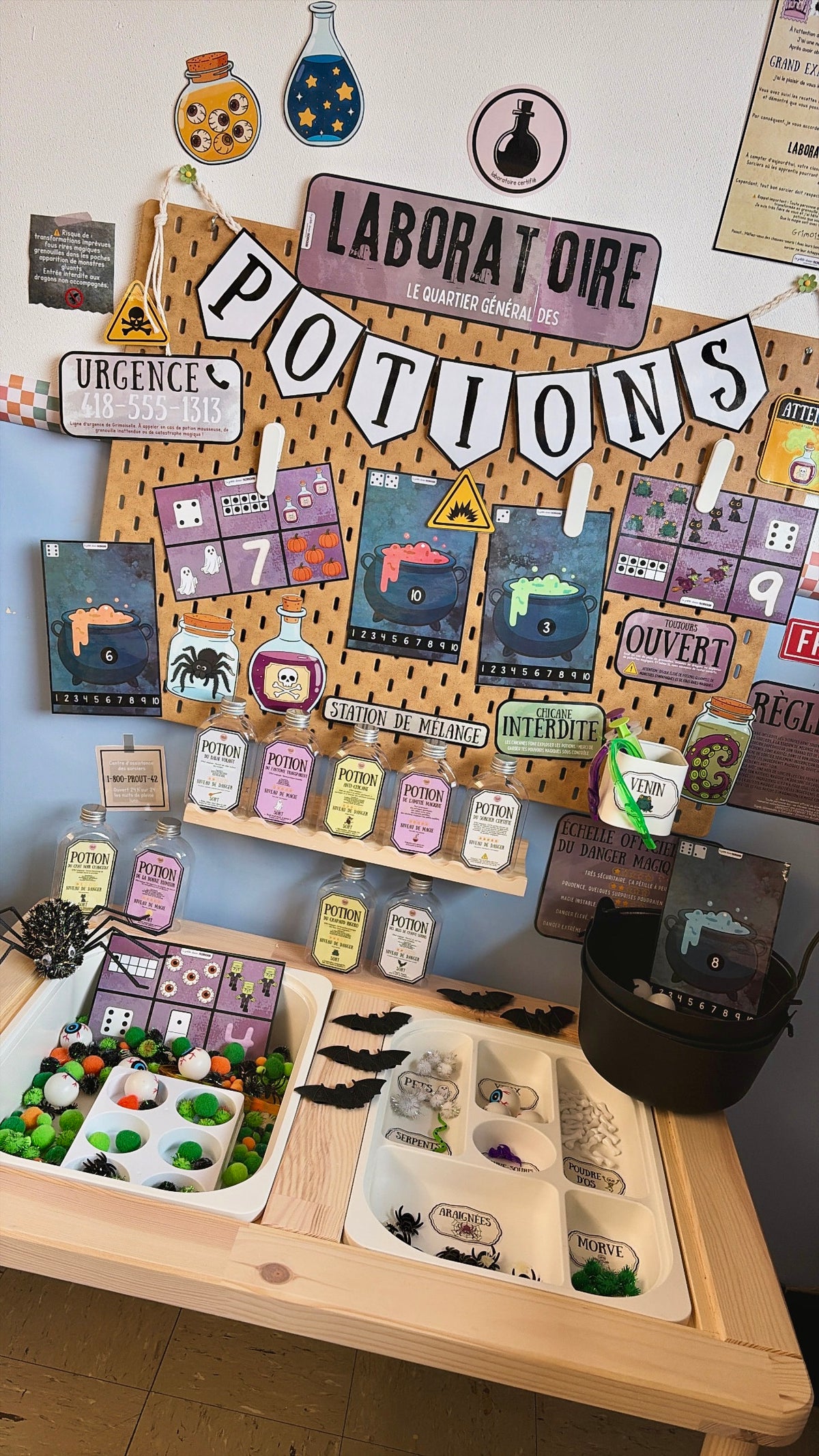 Expérience - Coin symbolique - 3 ateliers