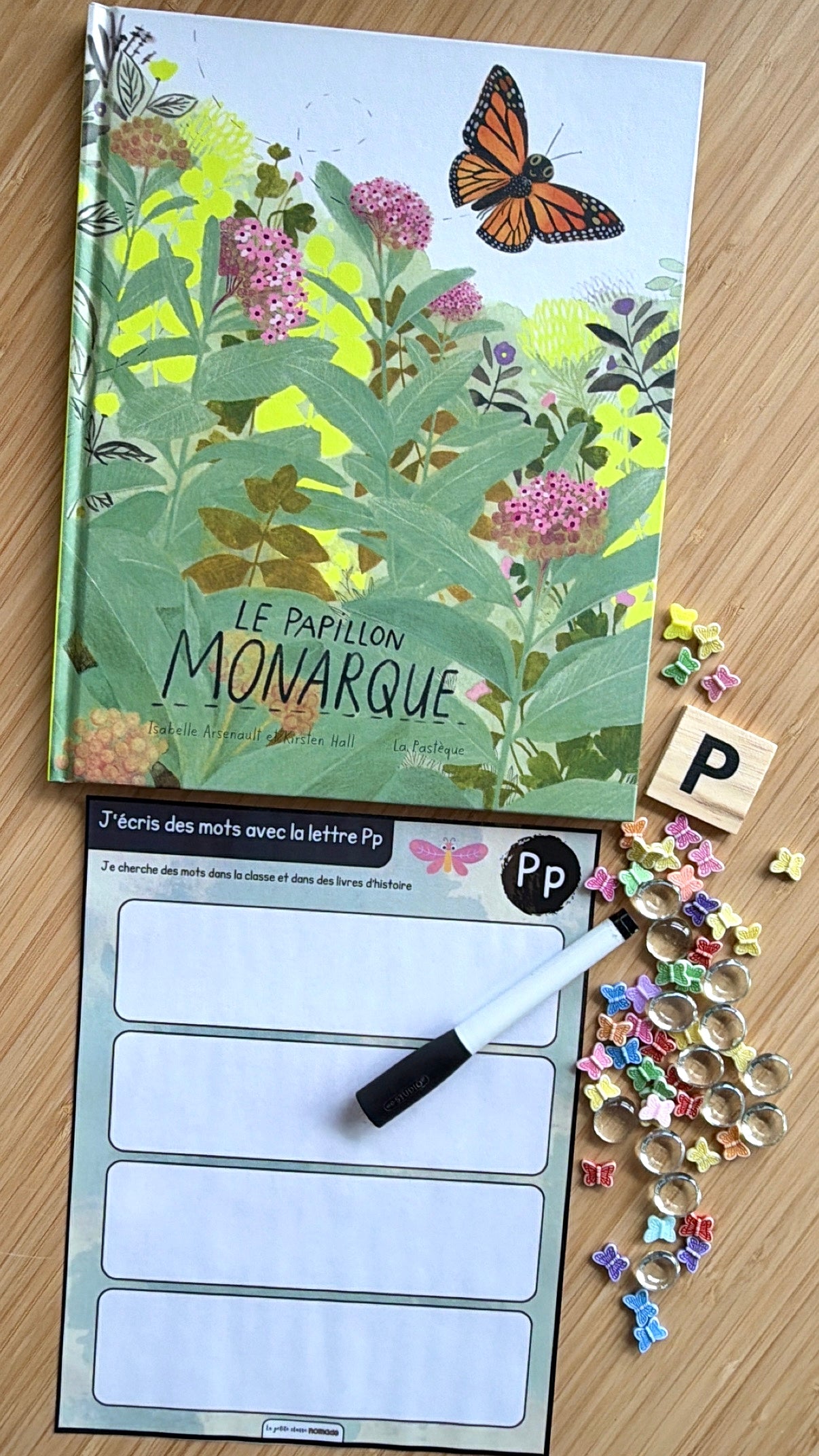 Ensemble - Ateliers de lettres thématique Insectes - Pp, Cc, Ll, Ff, Aa