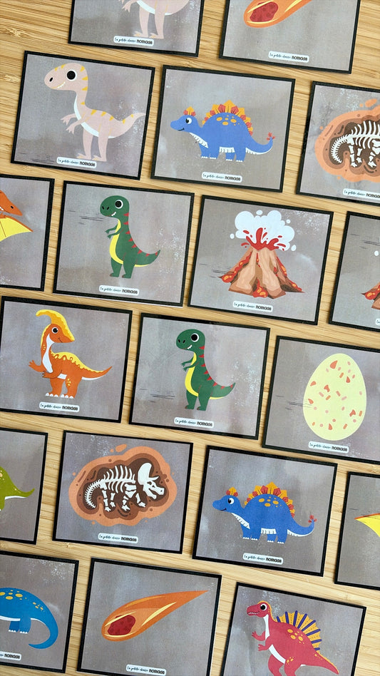 Jeu de mémoire - Dinosaures