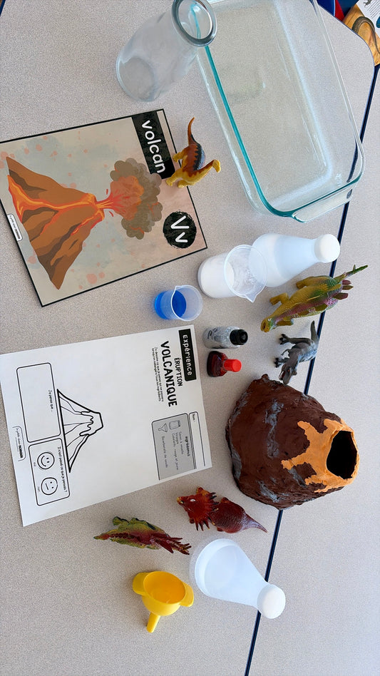 Expérience - Éruption volcanique