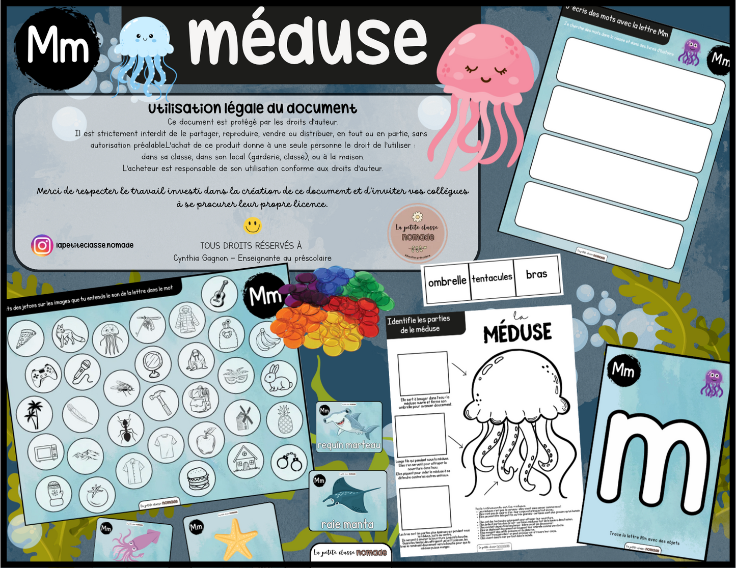 Ensemble - Ateliers de lettres thématique Pirates - Cc, Mm, Pp, Rr, Nn