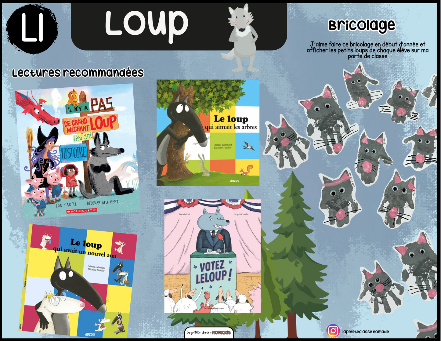 Ensemble - Ateliers de lettres thématique Forêt - Ll, Cc, Oo, Hh, Rr