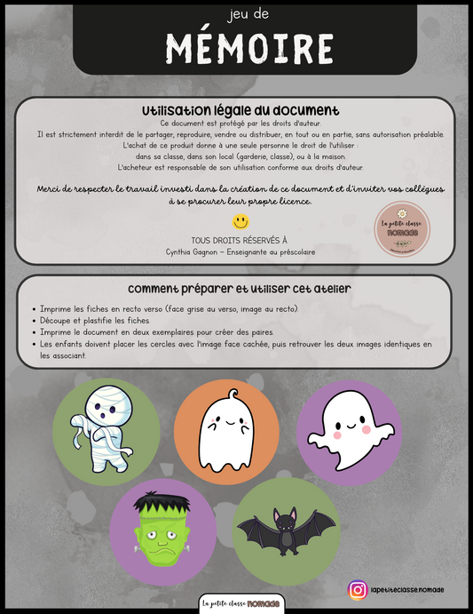 Jeu de mémoire
