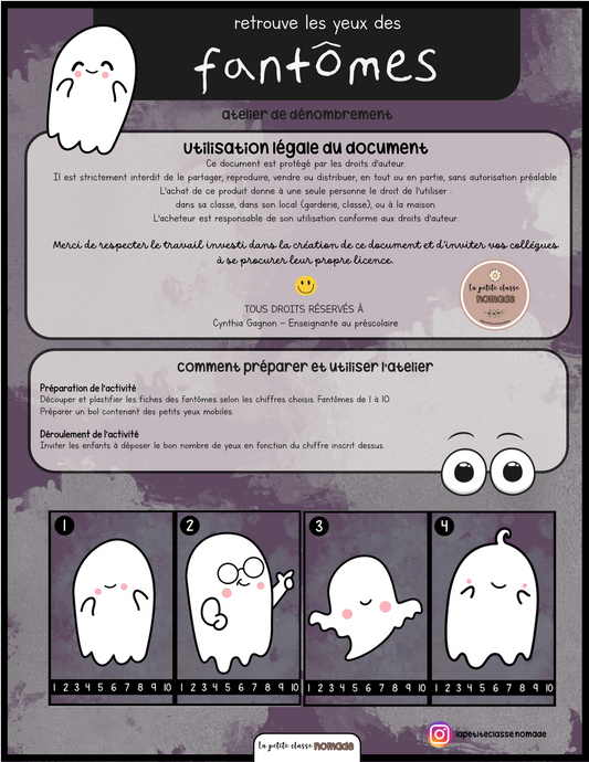 Atelier - Retrouve les yeux des fantômes