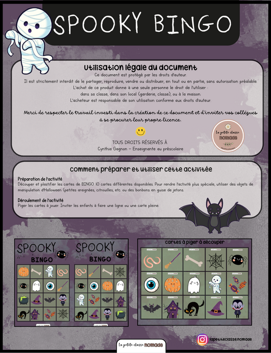 Spooky BINGO