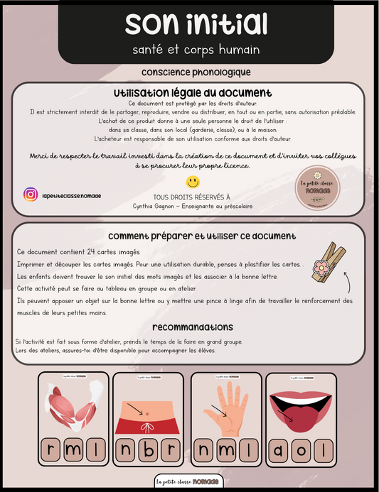 Atelier Son initial - Corps humain