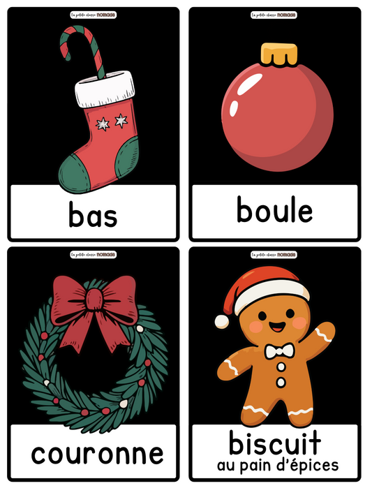 Mots imagés Noël - Grands