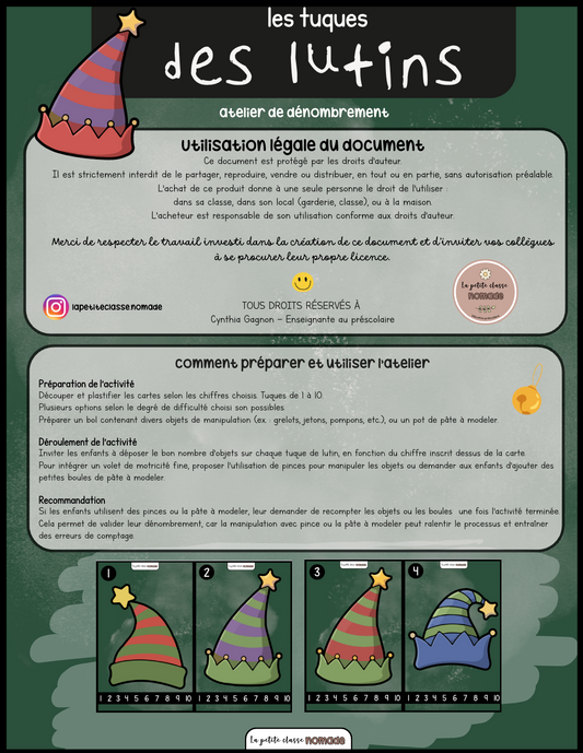 Atelier - Les tuques des lutins