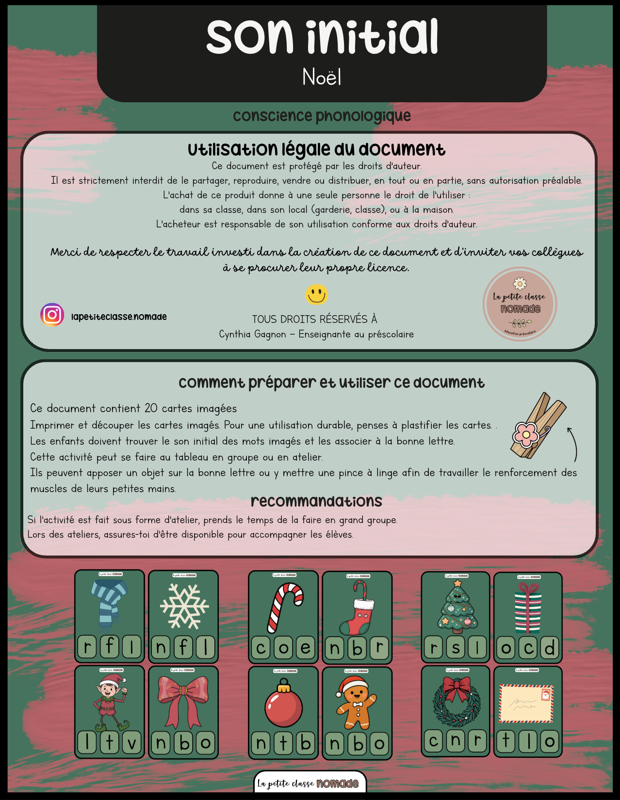 Atelier - Son initial Noël