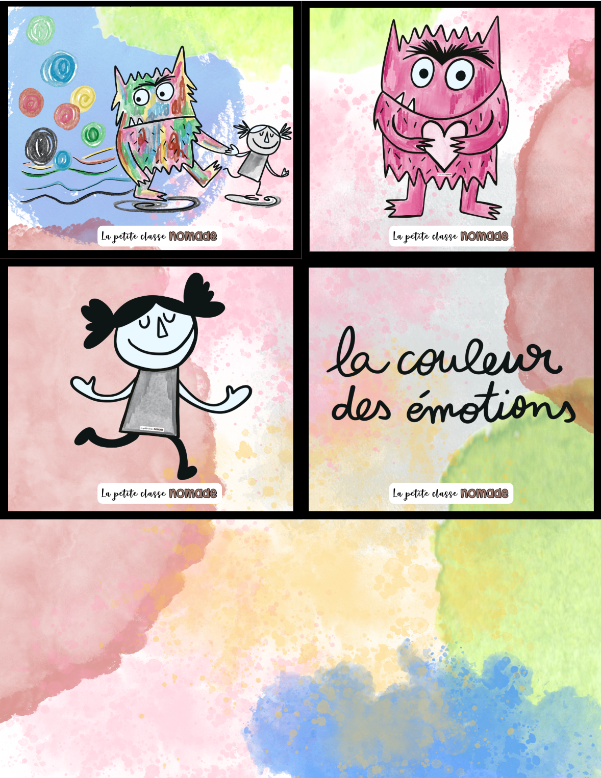 Jeu de mémoire - La couleur des émotions