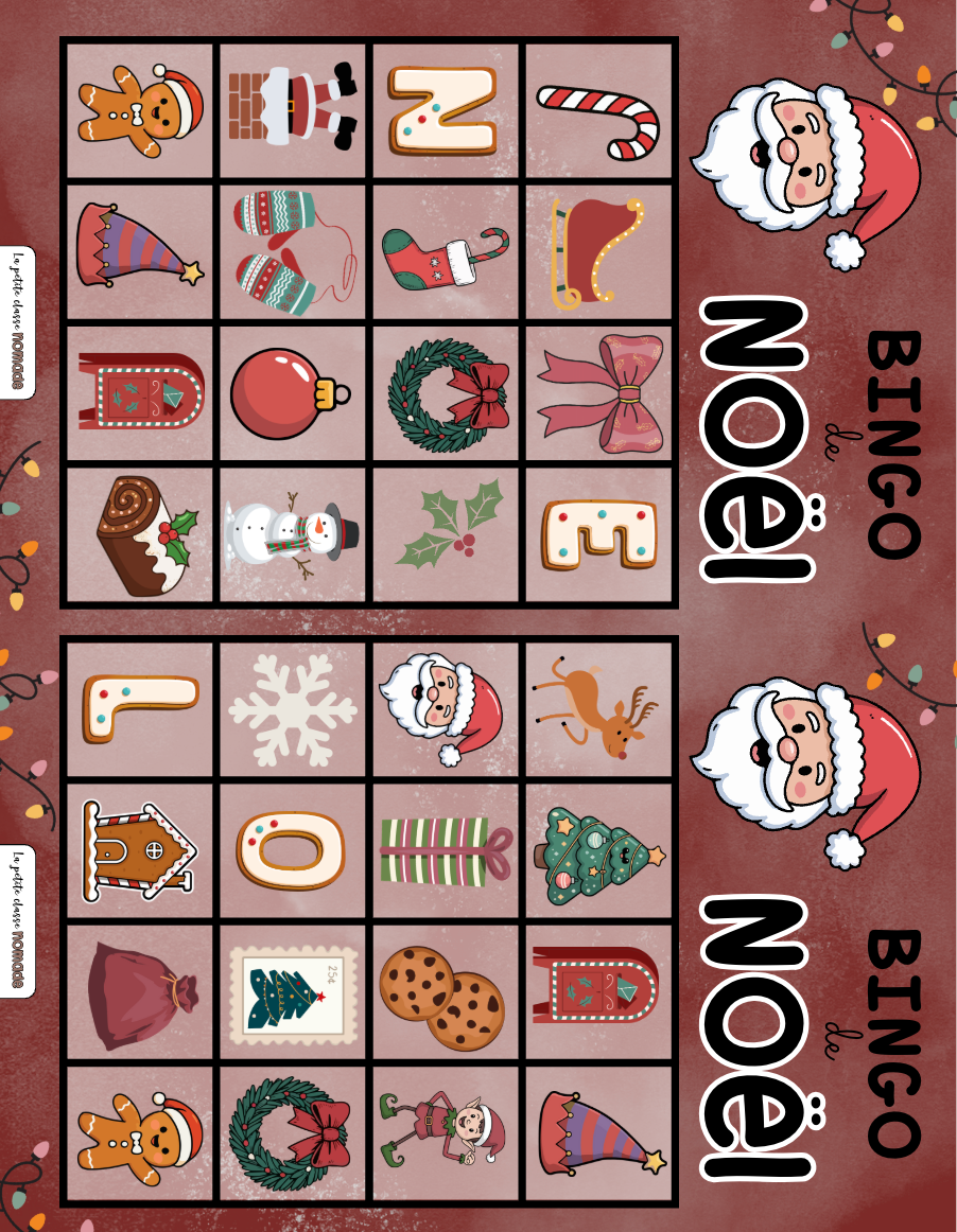 BINGO de Noël