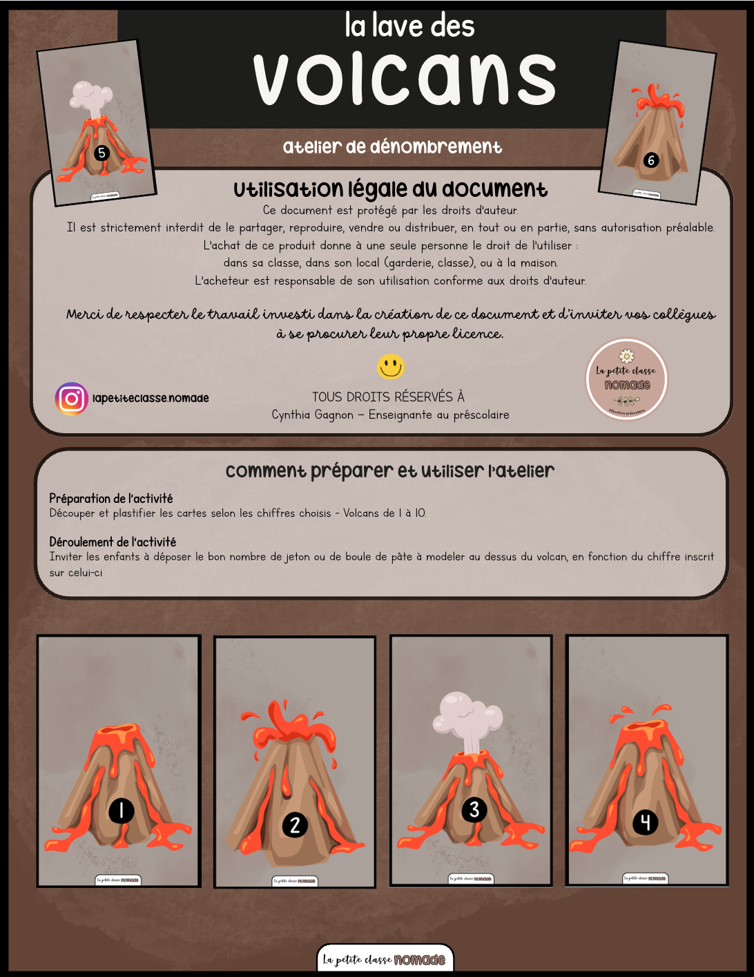 Atelier - La lave des volcans