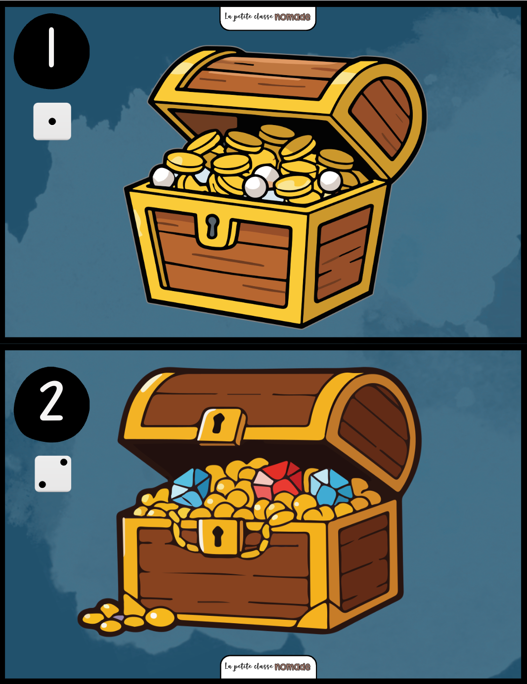 Atelier - L'or des coffres aux trésors - Pirates et océan