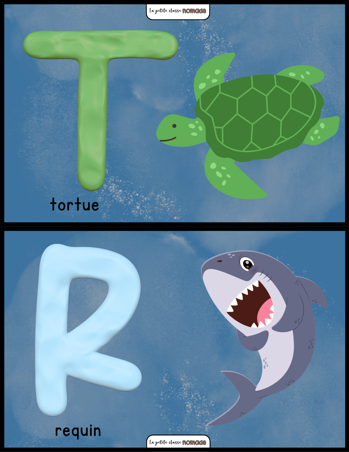 Atelier - Son initial pâte à modeler - Pirates et océan