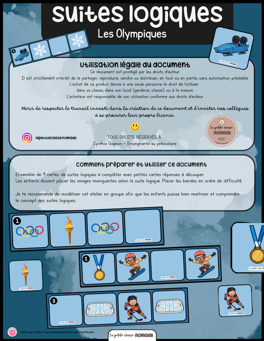 Atelier - Suites logiques Olympiques