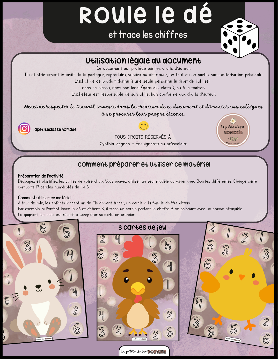 Ensemble de 5 ateliers/activités -  Pâques et printemps