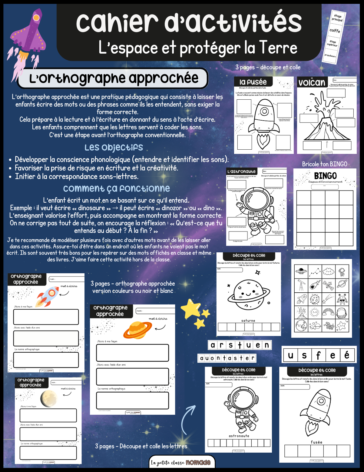 Cahier activités - Espace