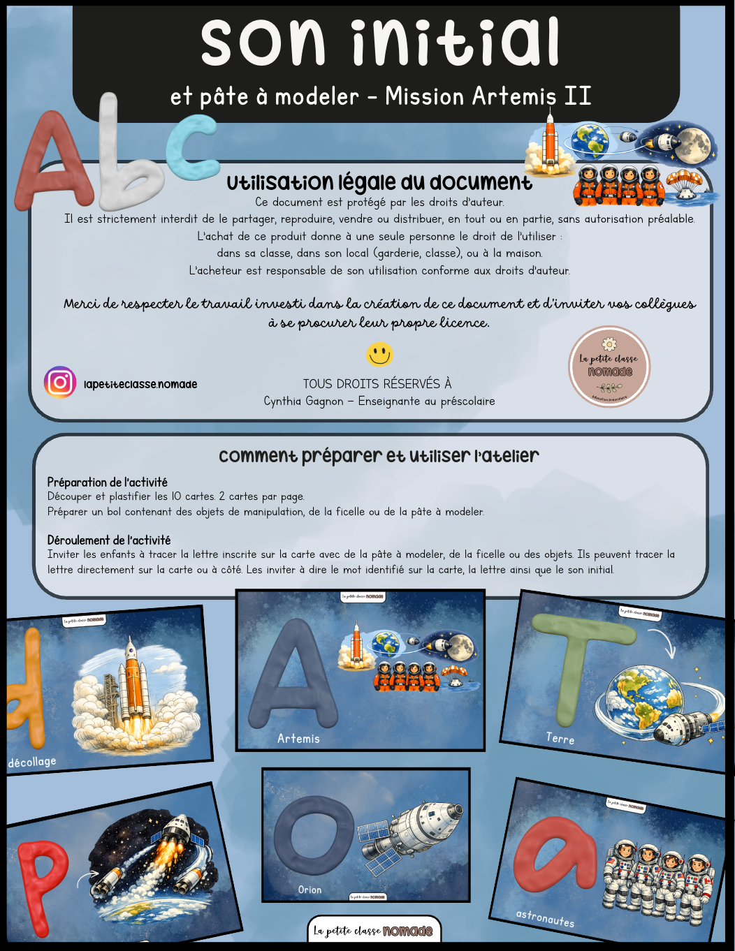 Ensemble 6 activités - Mission Artemis 2