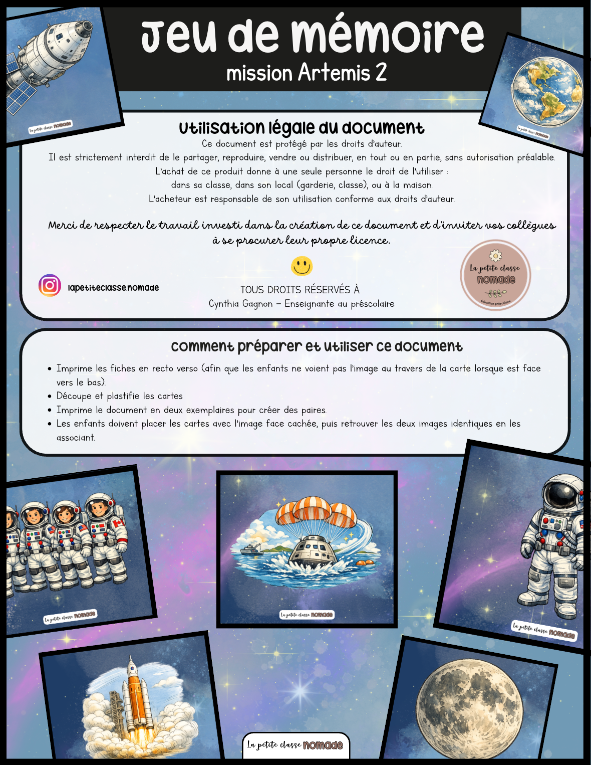 Coin symbolique - Espace et mission Artemis II