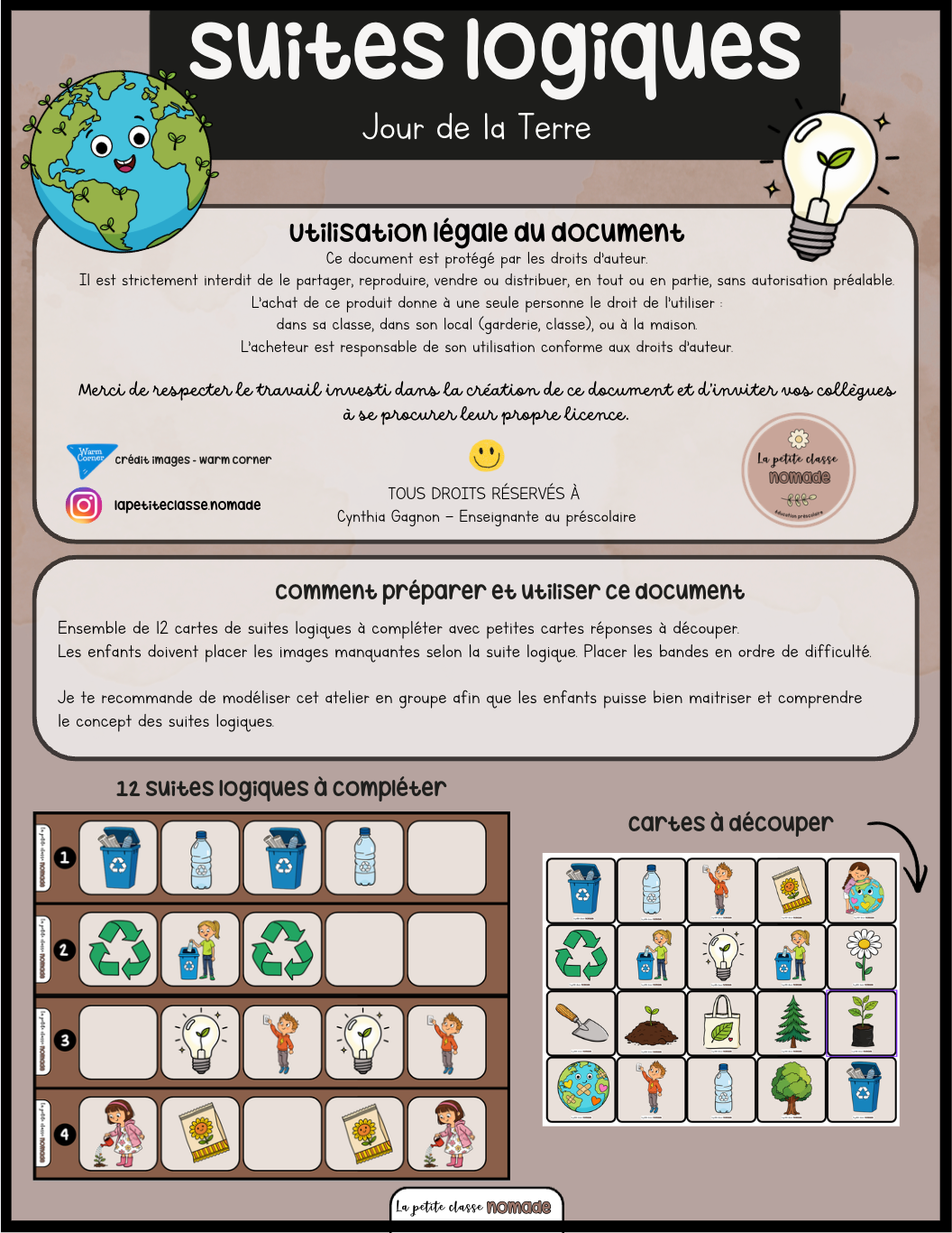 Ensemble complet - Jour de la Terre