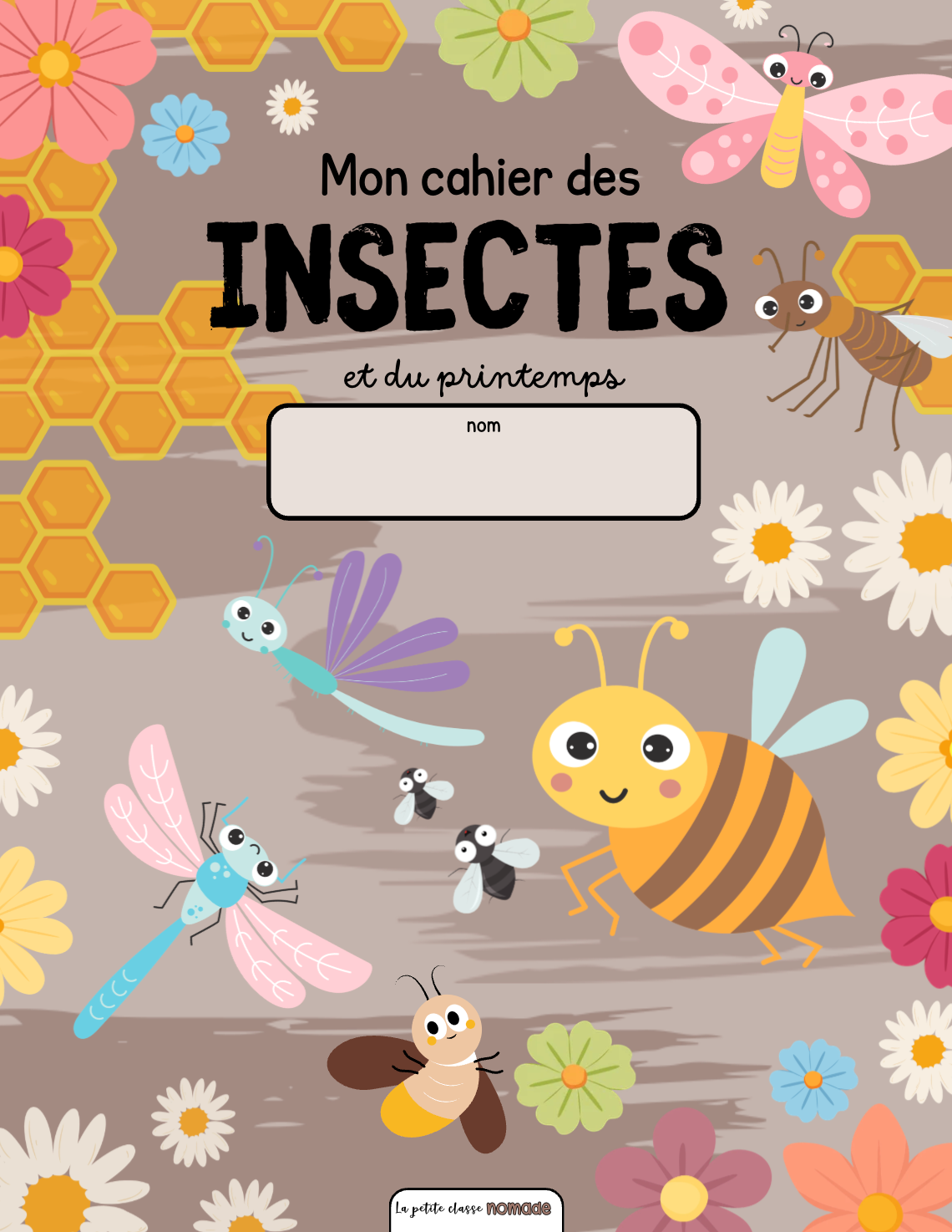 Cahier d'activités insectes et printemps