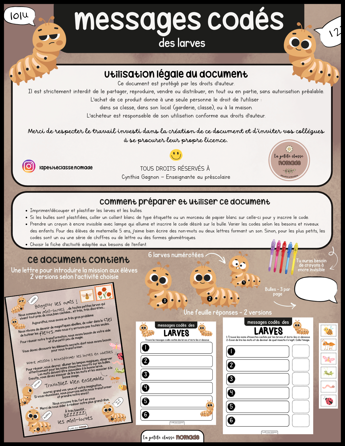 Ensemble spécial papillons