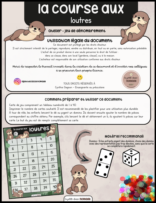 La course aux loutres