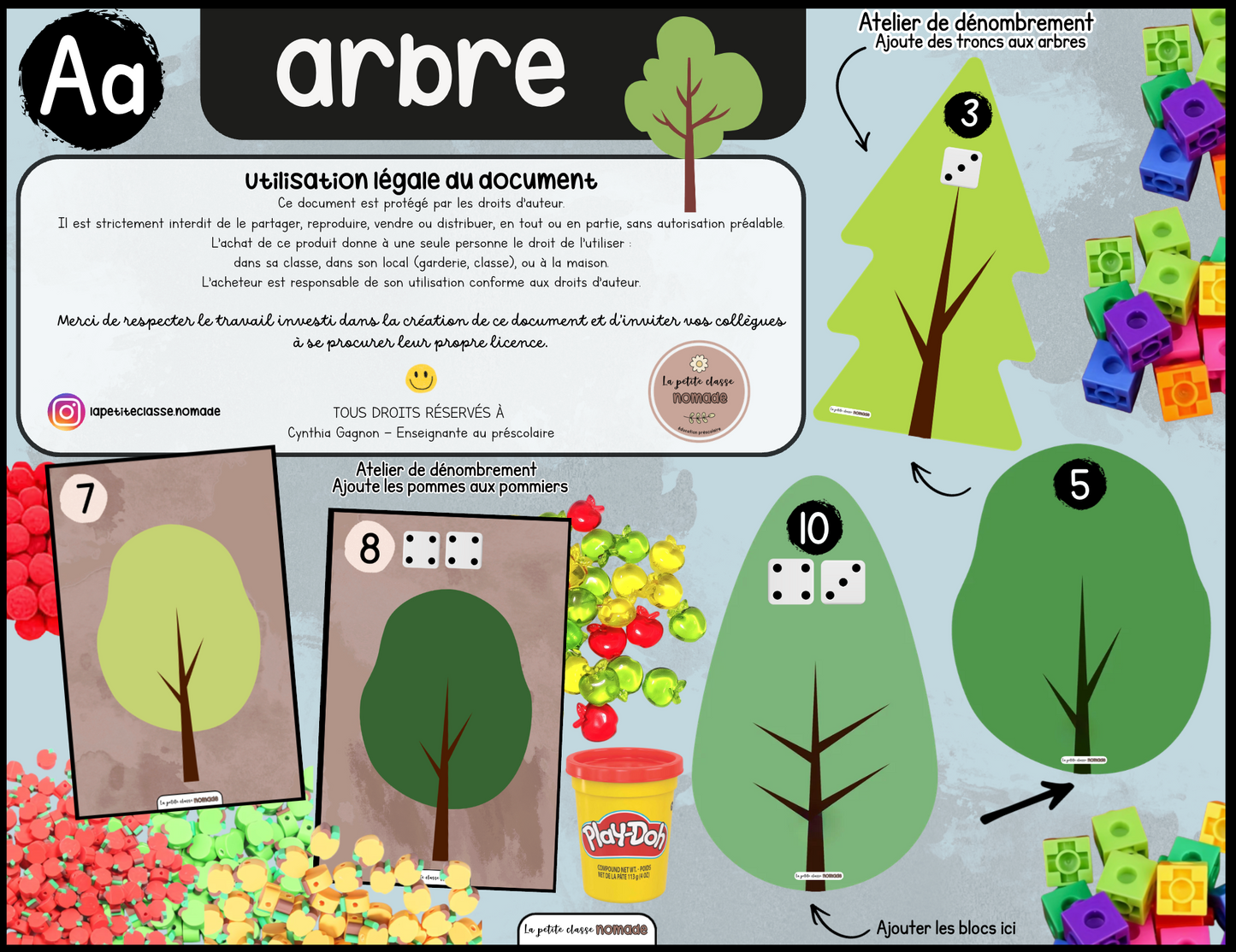 Lettre Aa - Arbre