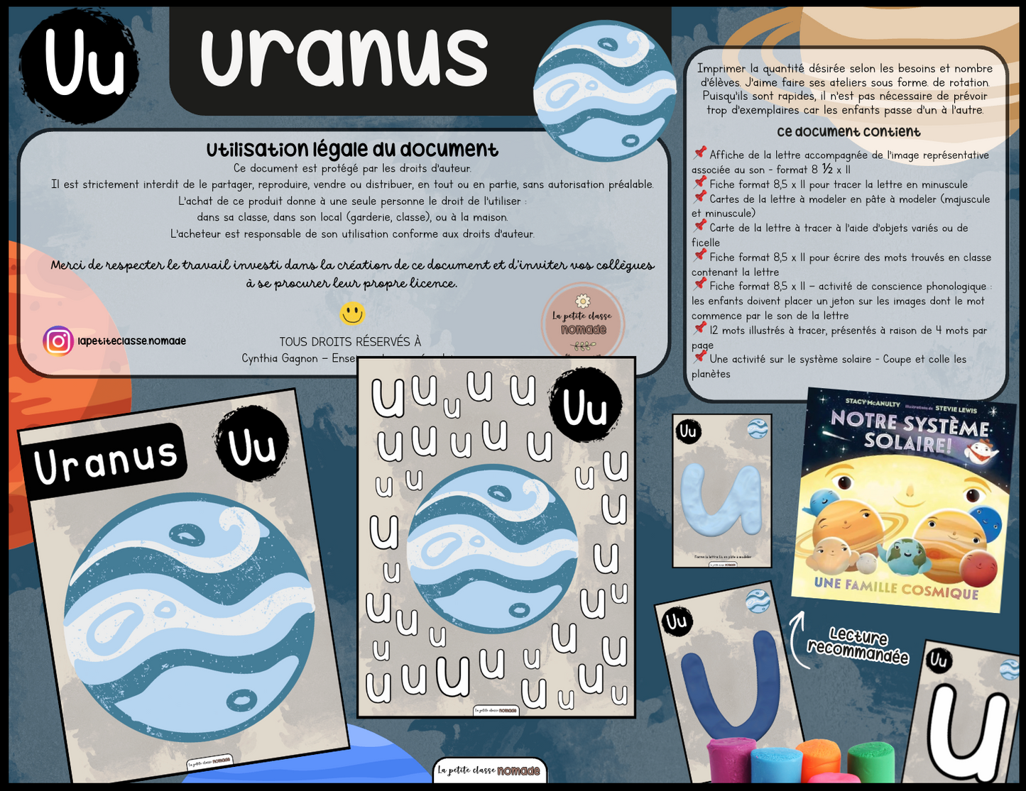 Lettre Uu - Uranus