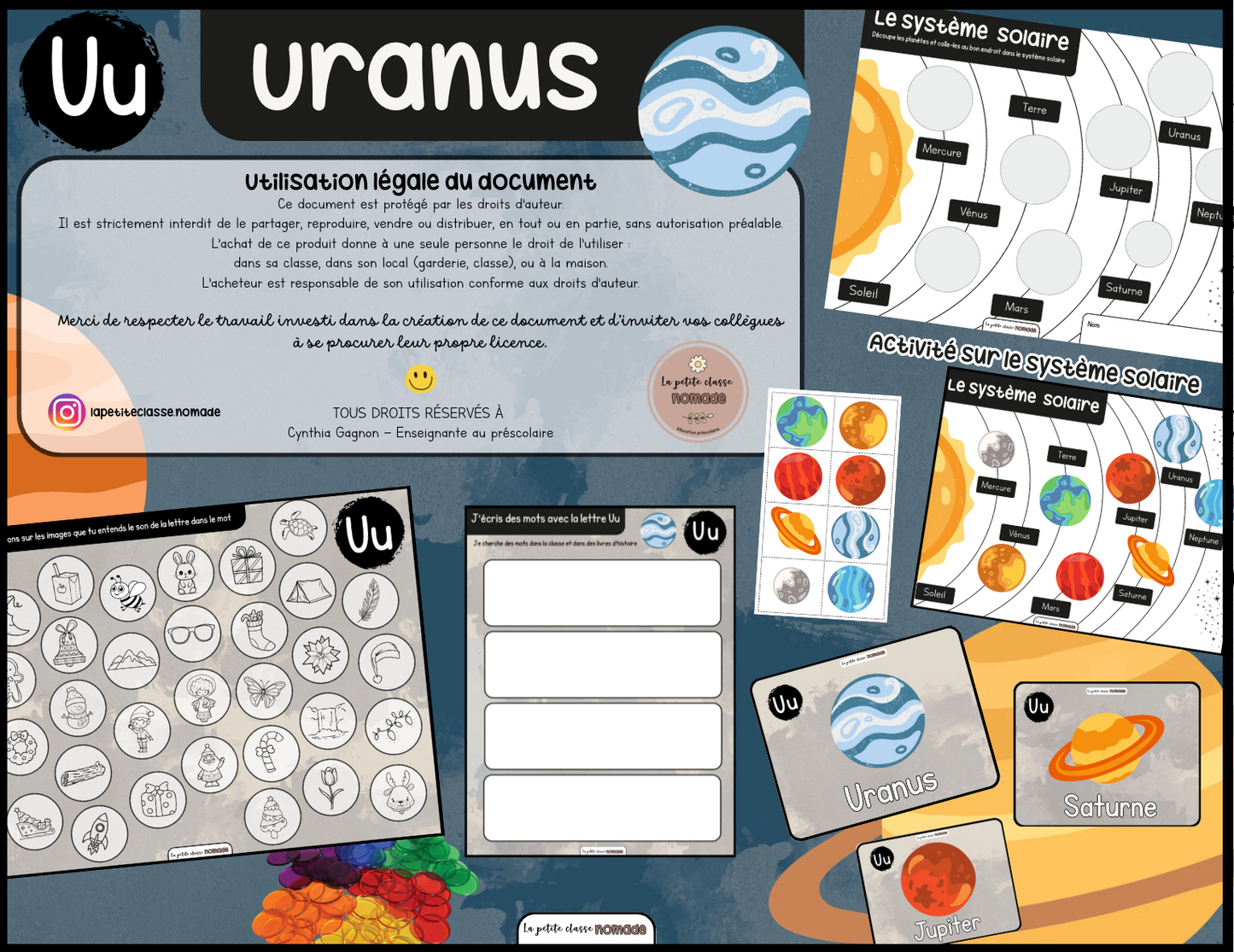 Lettre Uu - Uranus