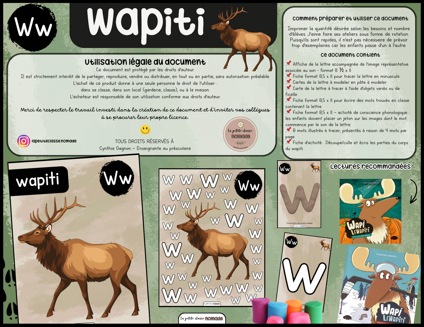 Lettre Ww - Wapiti