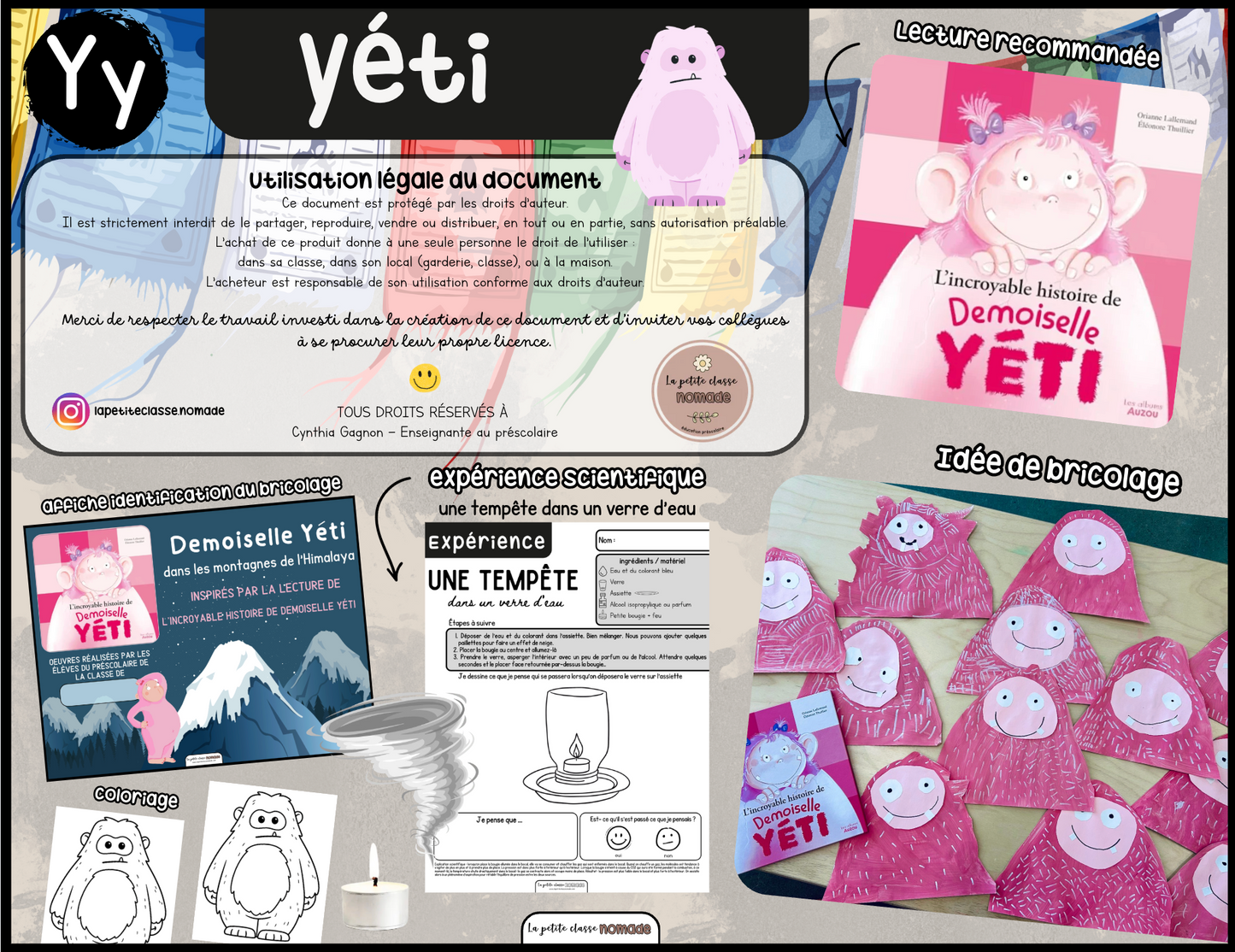 Lettre Yy - Yéti