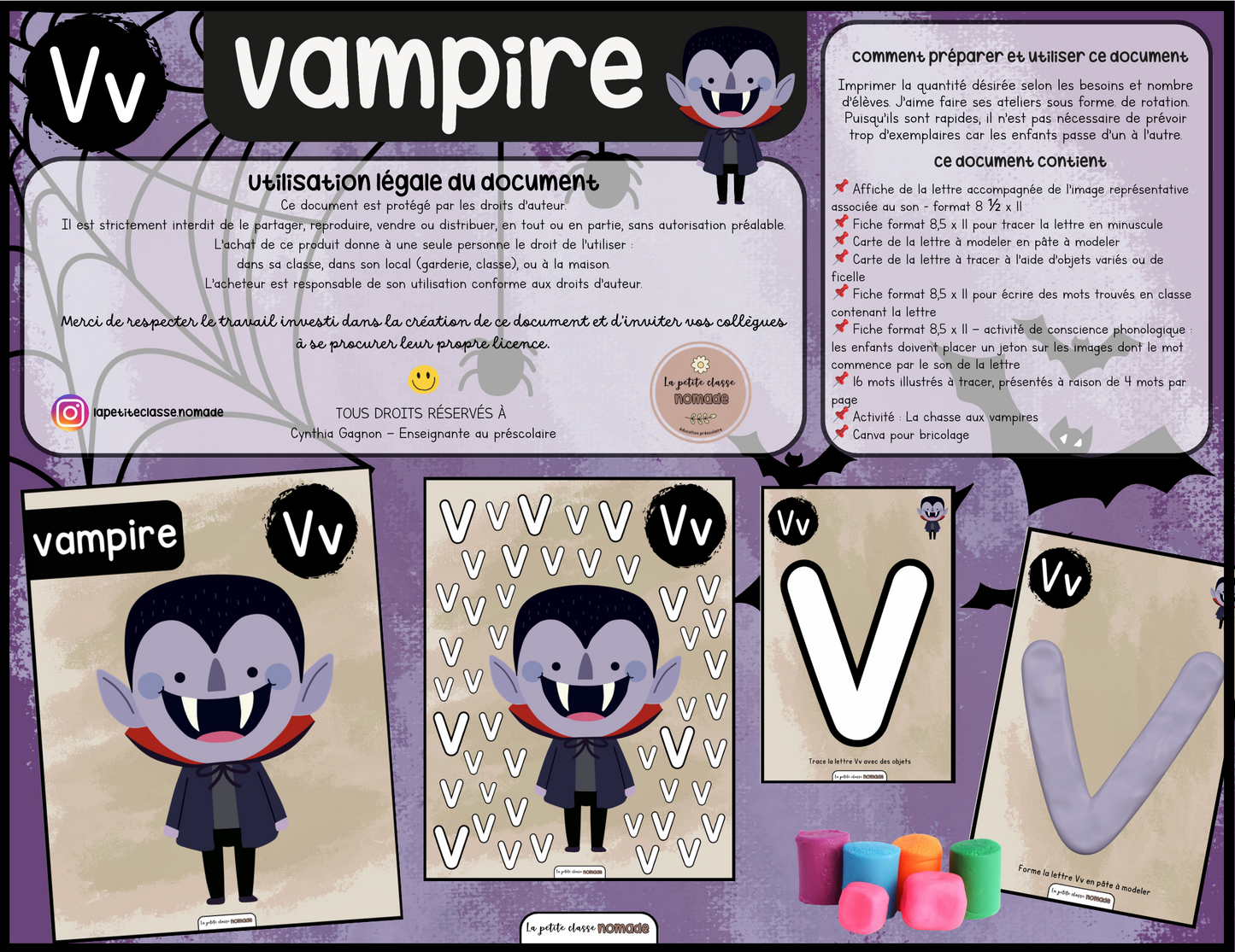 Lettre Vv - Vampire
