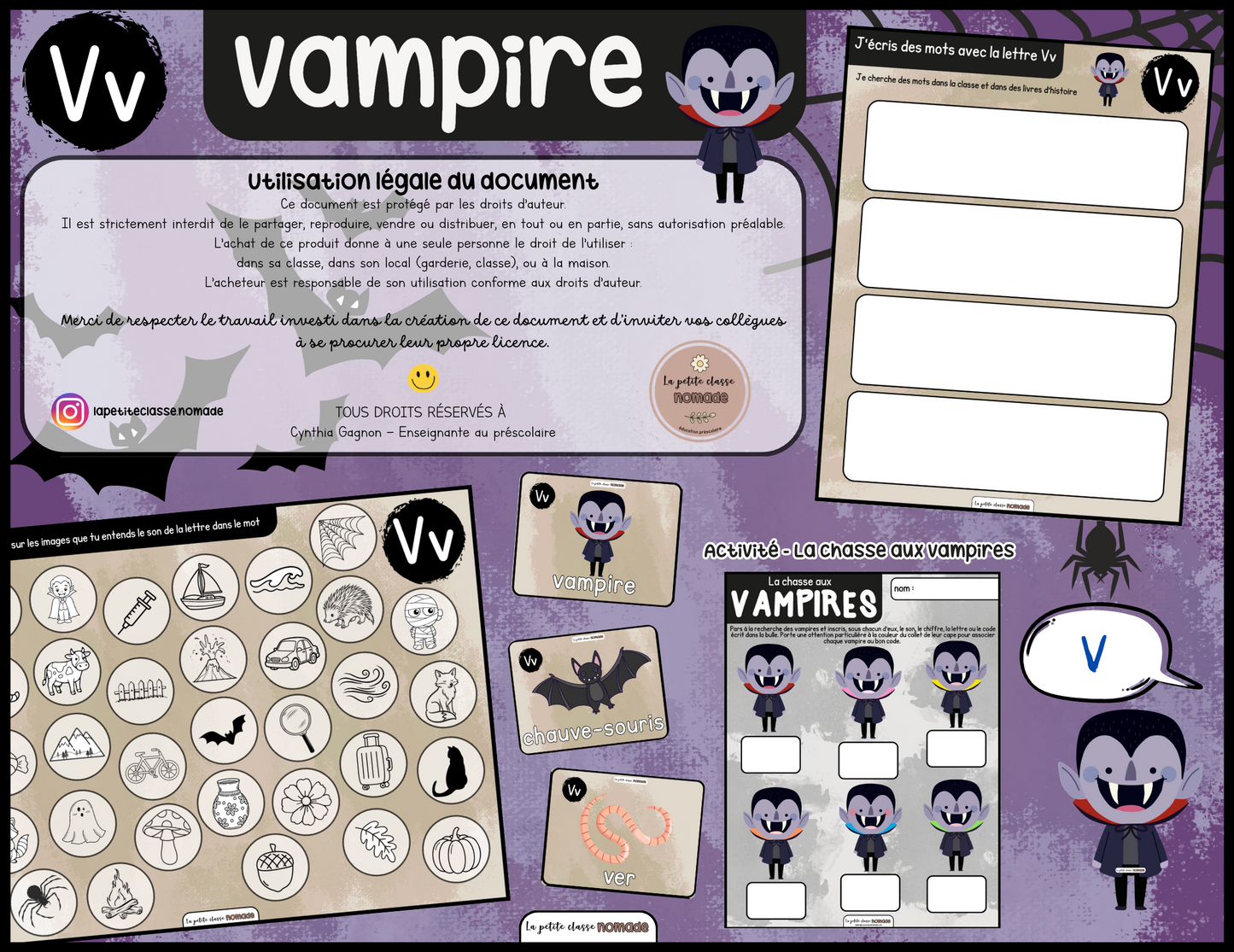 Lettre Vv - Vampire