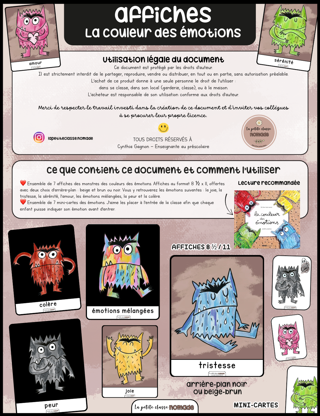 Affiches - La couleur des émotions