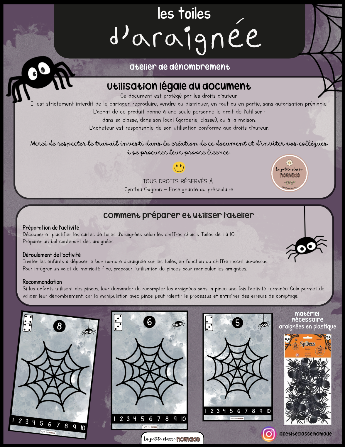 Les toiles d'araignées - Halloween
