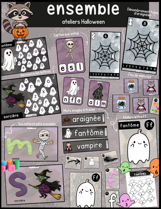 Ensemble Ateliers Halloween