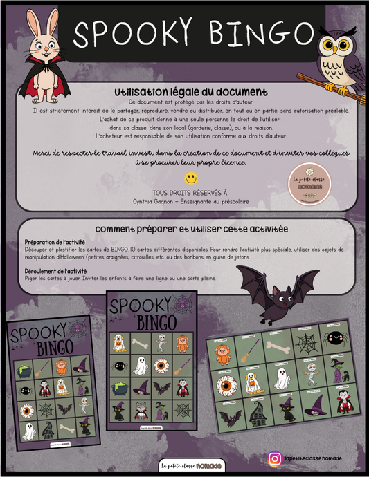 Spooky BINGO