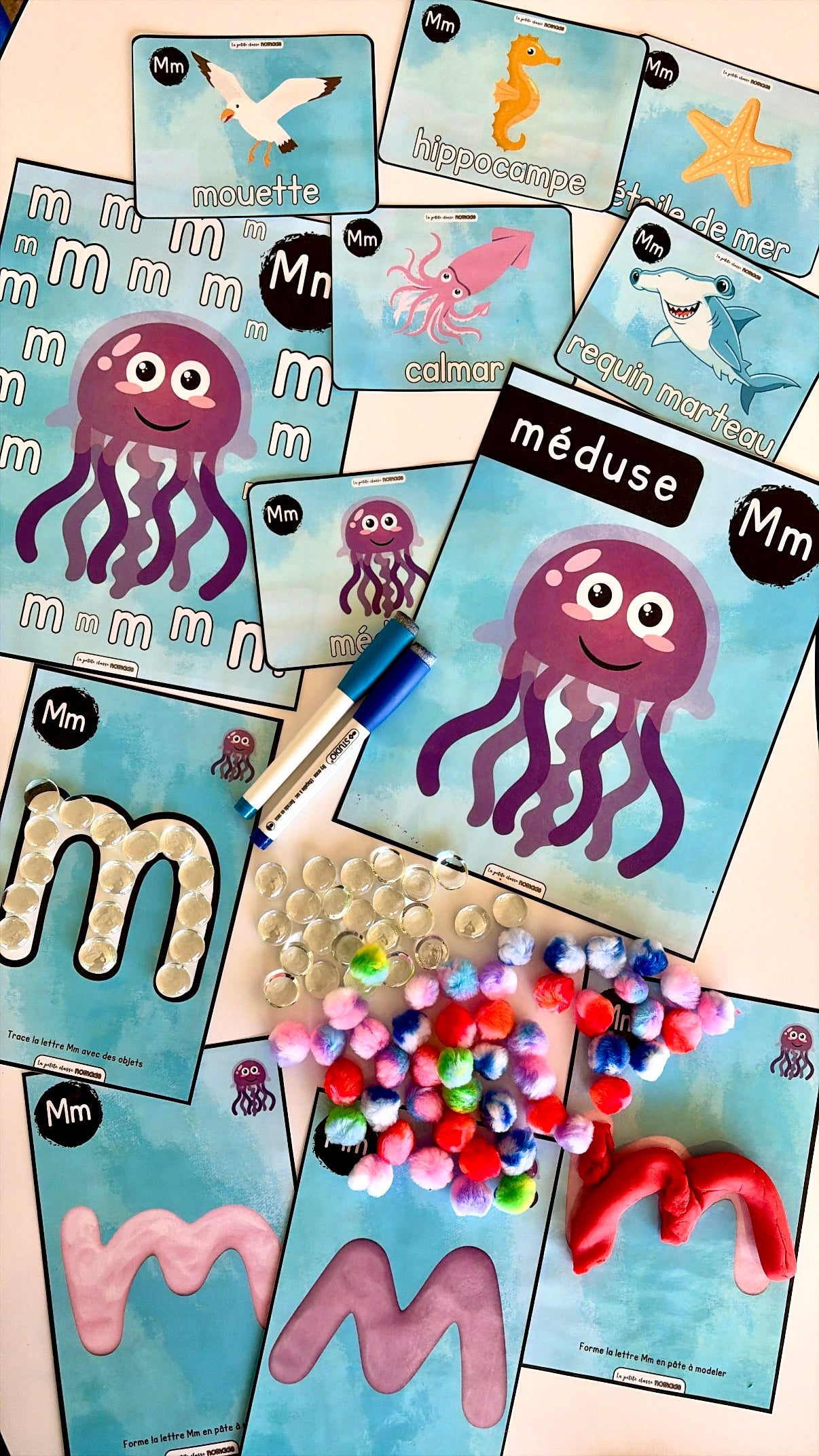 Ensemble - Ateliers de lettres thématique Pirates - Cc, Mm, Pp, Rr, Nn
