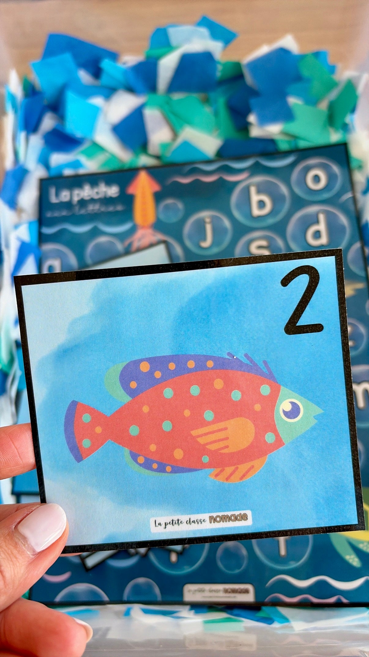 Atelier - Pêche aux lettres - Pirates et océan