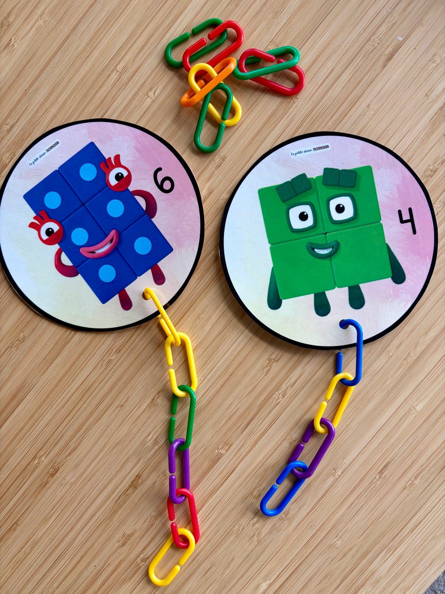 Atelier - Chaines et dénombrement Numberblocks